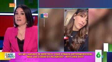 Boticaria García desmonta el truco de influencers como Rocío Osorno: el peligro de usar crema de hemorroides para las ojeras