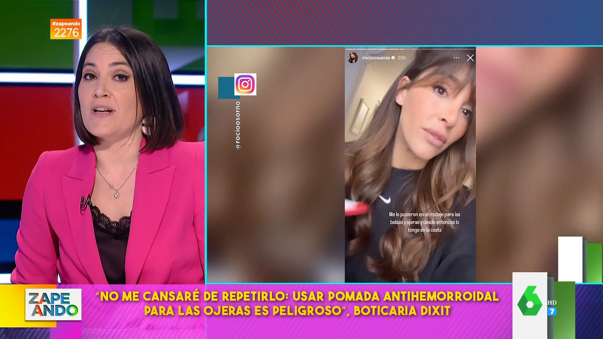 Boticaria García desmonta el truco de influencers como Rocío Osorno: el peligro de usar crema de hemorroides para las ojeras