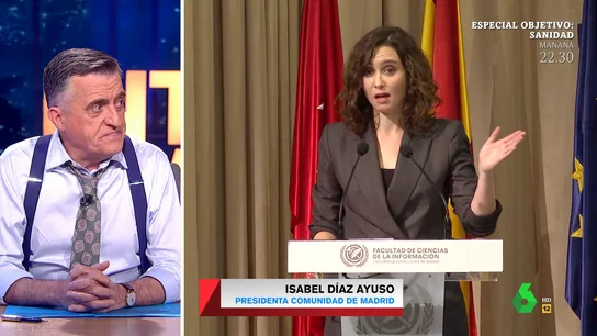 Wyoming, tras la tensión en la Complutense por Ayuso: "Recortó el presupuesto en educación pública para dar becas a la privada" Wyoming, tras la tensión en la Complutense por Ayuso: "Recortó el presupuesto en educación pública para dar becas a la privada"