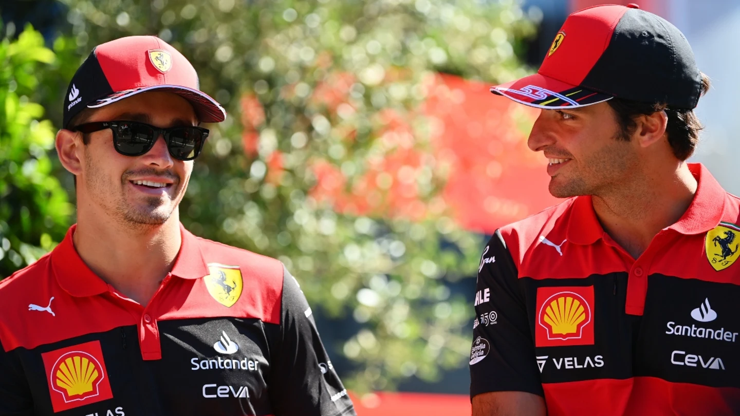 Charles Leclerc y Carlos Sainz Charles Leclerc y Carlos Sainz