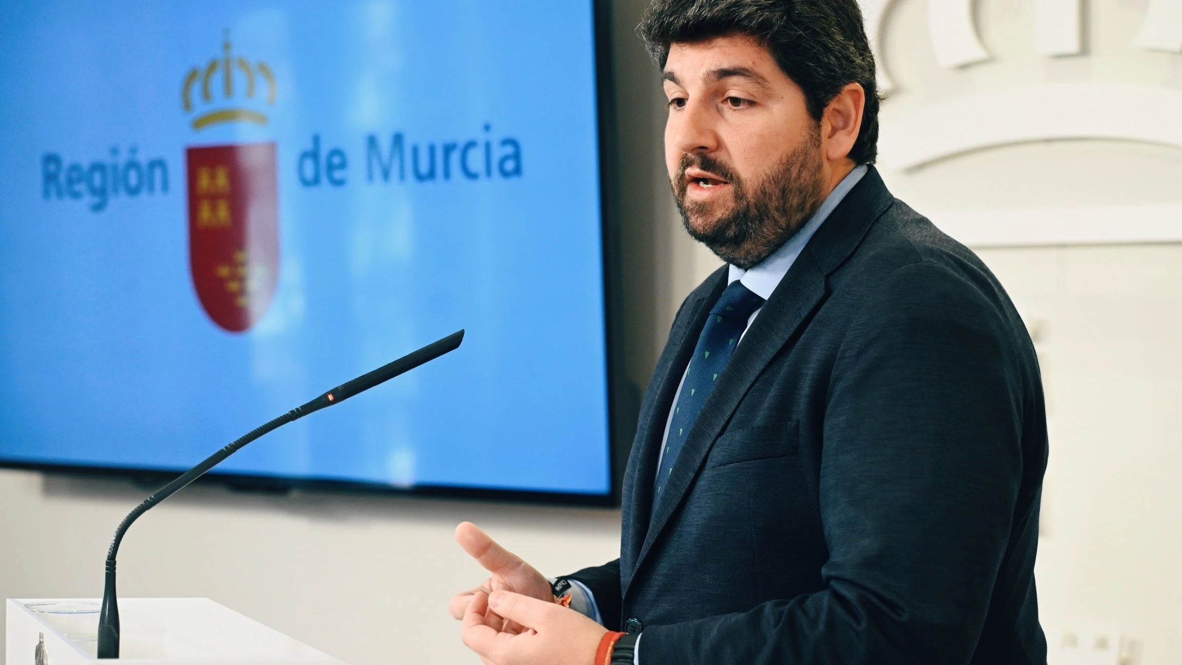 El presidente murciano, Fernando López Miras