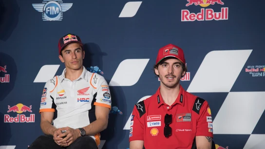 Marc Márquez y Pecco Bagnaia Marc Márquez y Pecco Bagnaia