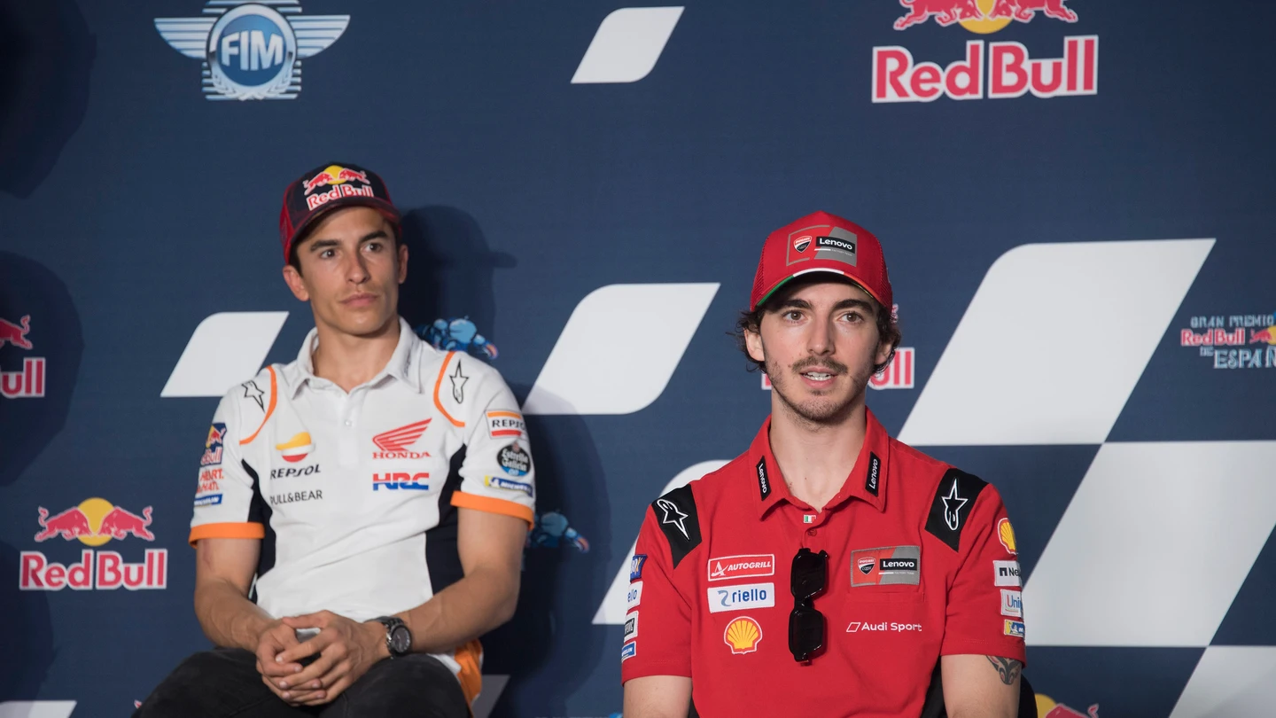 Marc Márquez y Pecco Bagnaia Marc Márquez y Pecco Bagnaia