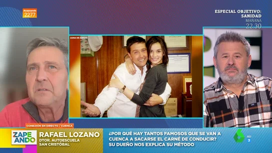 El dueño de 'La autoescuela de los famosos': "De aquí salen bodas, ha habido engaños, ha venido el marido..." El dueño de 'La autoescuela de los famosos': "De aquí salen bodas, ha habido engaños, ha venido el marido..."