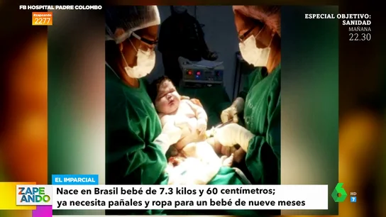 Una mujer bate el récord al dar a luz a su bebé por sus grandes dimensaciones Una mujer bate el récord al dar a luz a su bebé por sus grandes dimensaciones