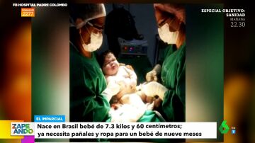 Una mujer bate el récord al dar a luz a su bebé por sus grandes dimensaciones