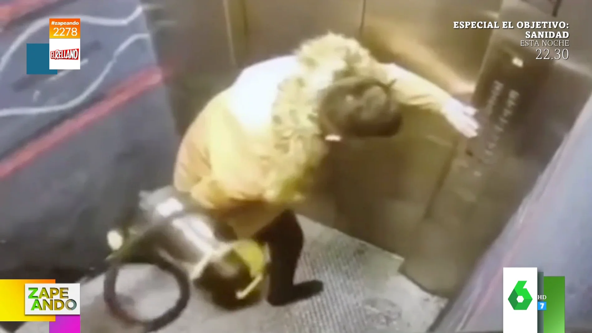 El 'viaje' que mete una aspiradora a un hombre al quedarse el cable enganchado fuera del ascensor 