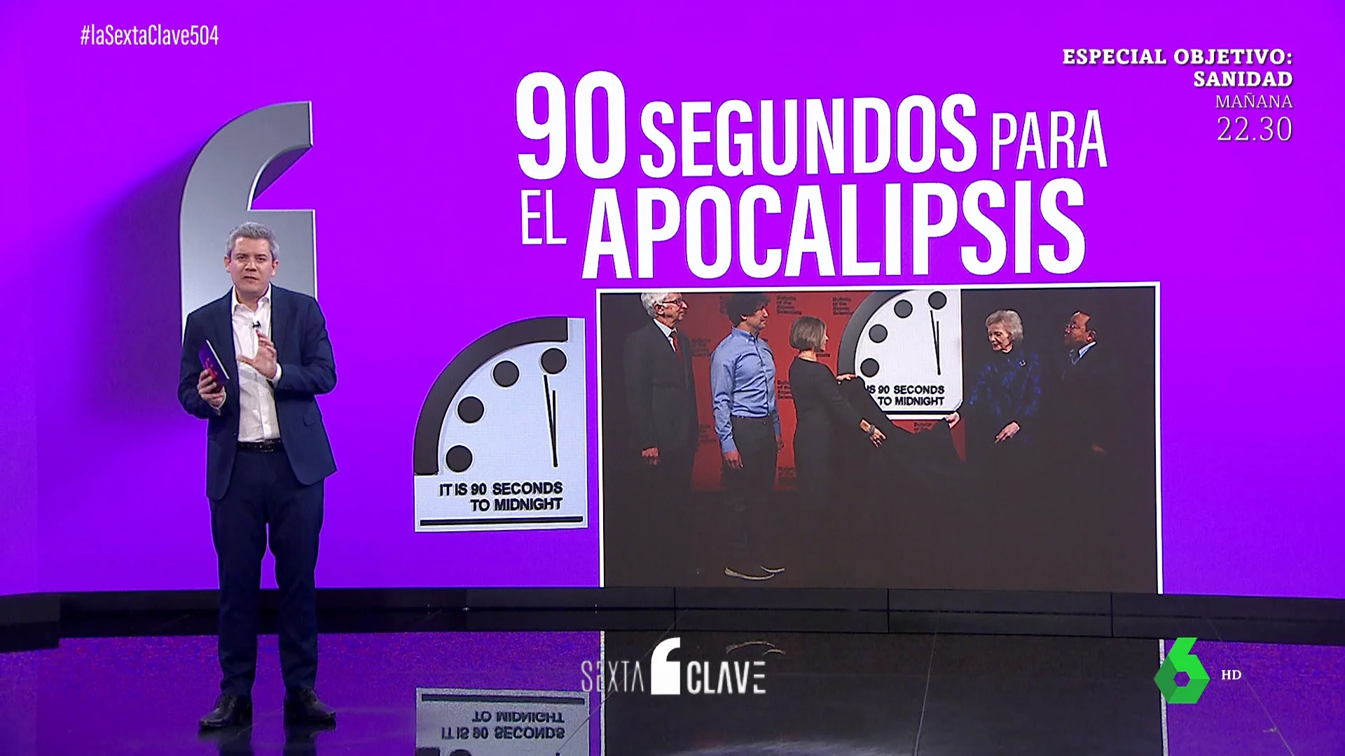 ¿Más cerca del fin del mundo? Adelantan 90 segundos el 'Reloj del Apocalipsis'