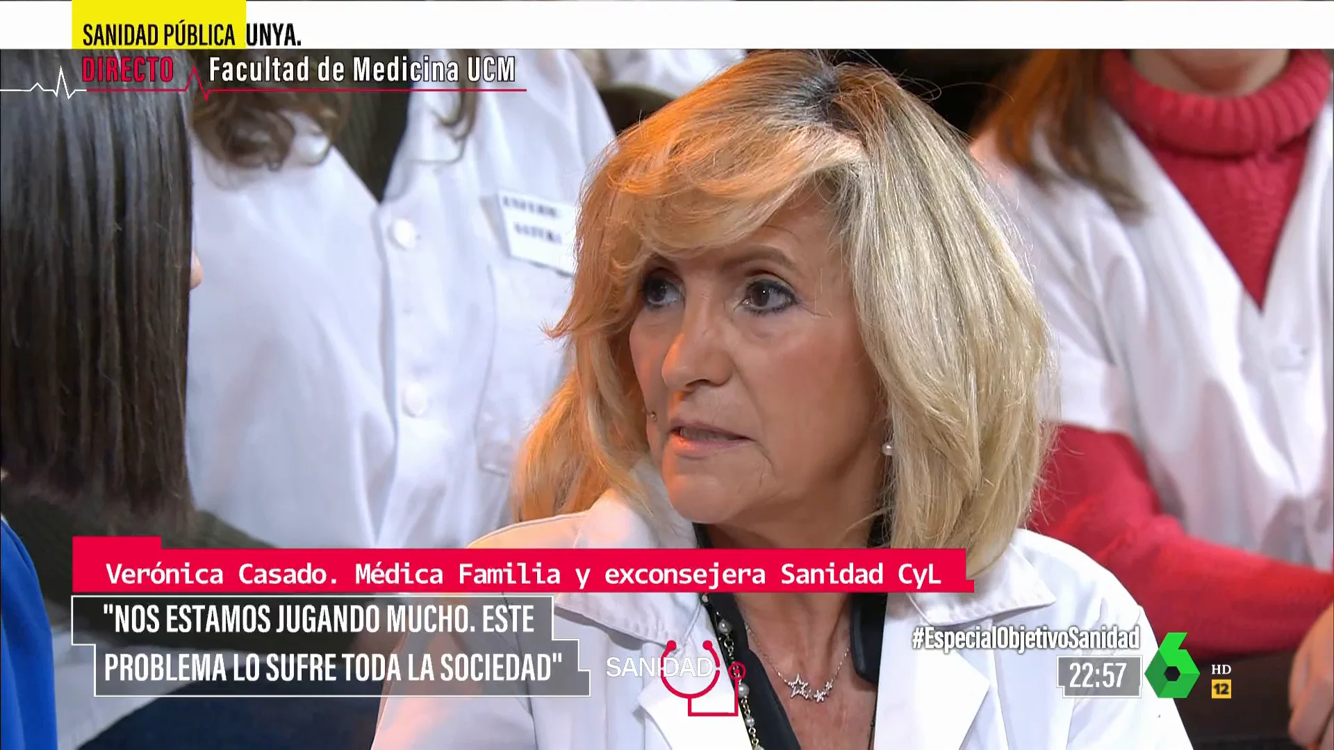 Verónica Casado, médica de familia: "La situación es terrible; lo que nos preocupa son los pacientes"