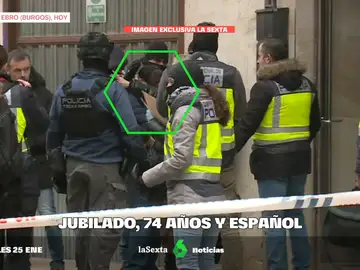 Imagen del detenido en Burgos por el envío de cartas explosivas