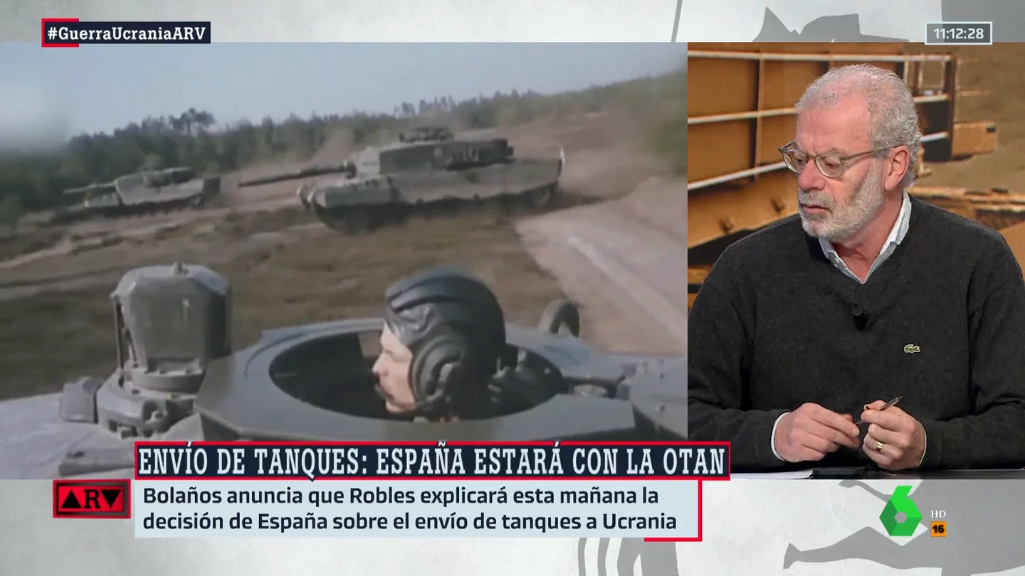 El análisis de Jesús Núñez sobre el envío de tanques a Ucrania: "Pensar en la paz es suministrar armas a quien ha sido invadido" El análisis de Jesús Núñez sobre el envío de tanques a Ucrania: "Pensar en la paz es suministrar armas a quien ha sido invadido"