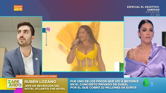 El español que trabaja en el hotel donde se alojó Beyoncé en su concierto en Dubai: "Tiene una voz única" El español que trabaja en el hotel donde se alojó Beyoncé en su concierto en Dubai: "Tiene una voz única"