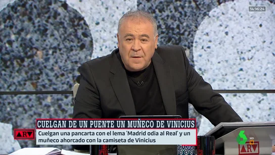 reacción Ferreras Vinicius reacción Ferreras Vinicius