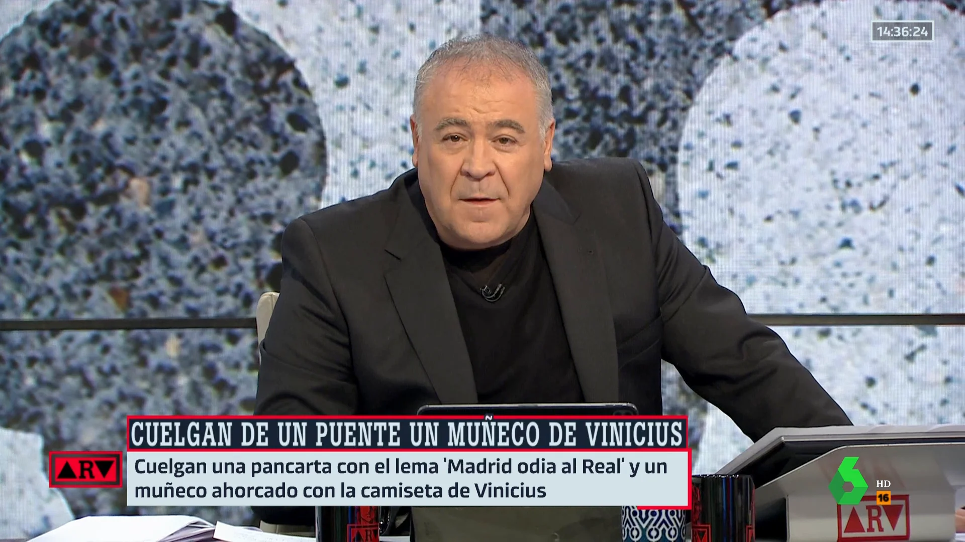 reacción Ferreras Vinicius