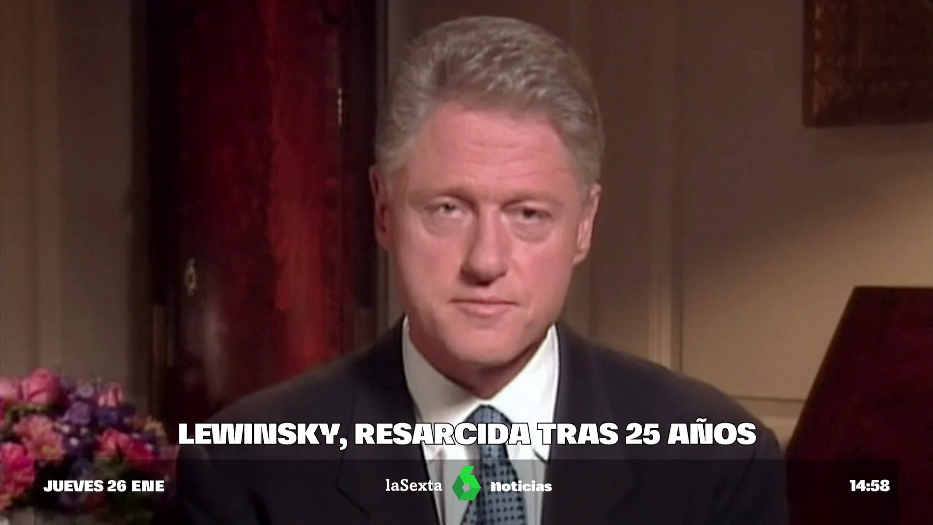 Caso Lewinsky, se cumplen 25 años del escándalo que puso contra las cuerdas a Bill Clinton Caso Lewinsky, se cumplen 25 años del escándalo que puso contra las cuerdas a Bill Clinton