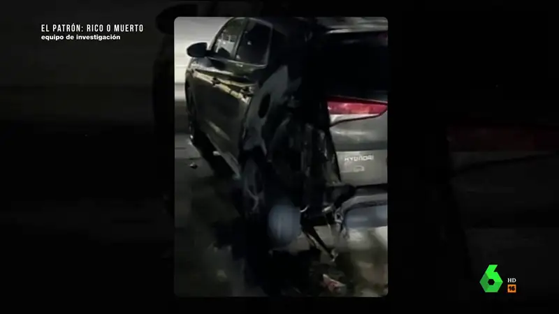 El coche de un policía, calcinado tras parar al padre de 'El Patrón' en un control en el territorio de 'Los Piños'