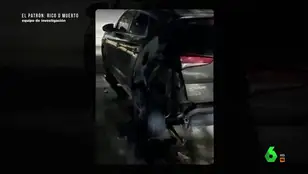 El coche de un policía, calcinado tras parar al padre de 'El Patrón' en un control en el territorio de 'Los Piños'