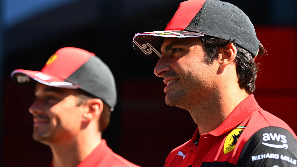 Carlos Sainz y Charles Leclerc