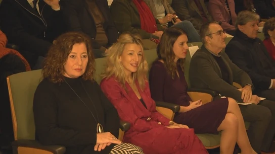 Yolanda Díaz e Irene Montero, juntas en un homenaje por las víctimas del franquismo en Mallorca Yolanda Díaz e Irene Montero, juntas en un homenaje por las víctimas del franquismo en Mallorca