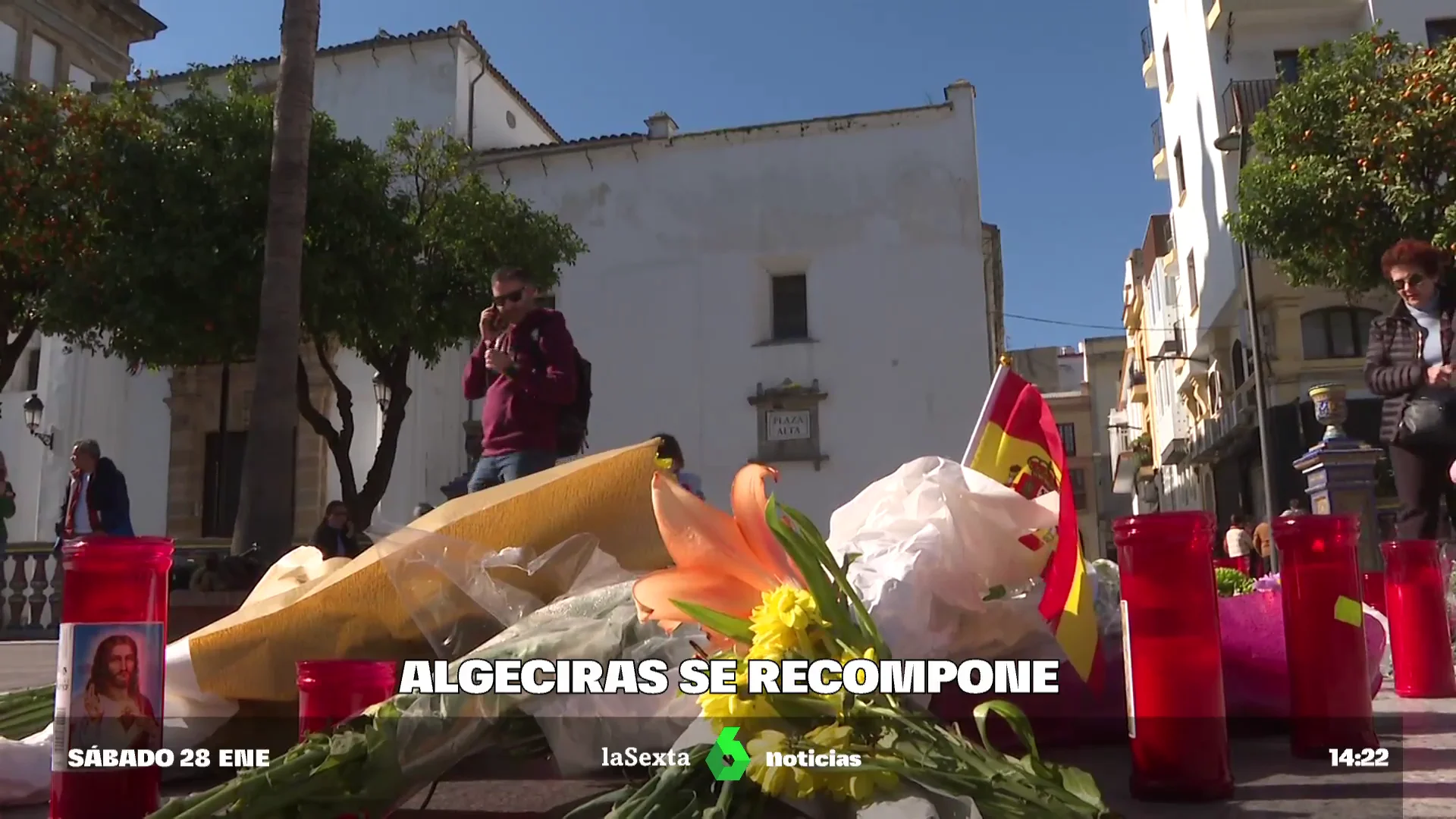 Algeciras se recompone tras el asesinato de un sacristán: los vecinos piden más presencia policial