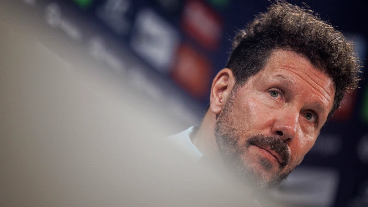 Simeone, en rueda de prensa