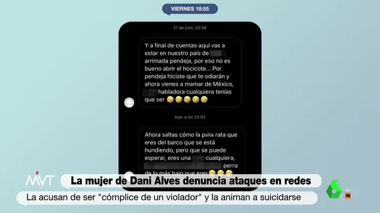 MVT - AMENAZAS MUJER DANI ALVES MVT - AMENAZAS MUJER DANI ALVES