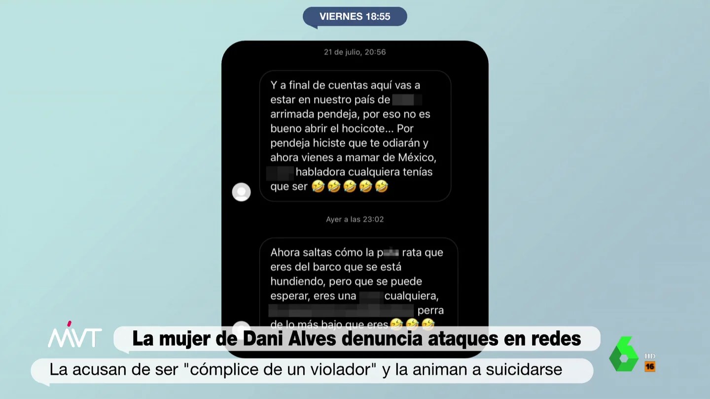MVT - AMENAZAS MUJER DANI ALVES MVT - AMENAZAS MUJER DANI ALVES
