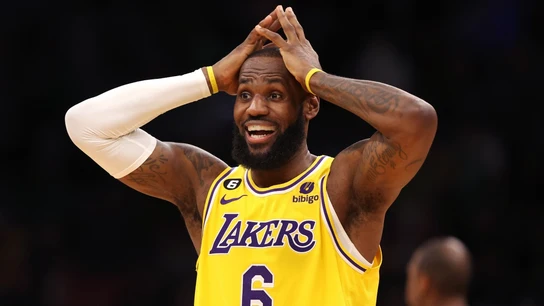LeBron James, incrédulo LeBron James, incrédulo