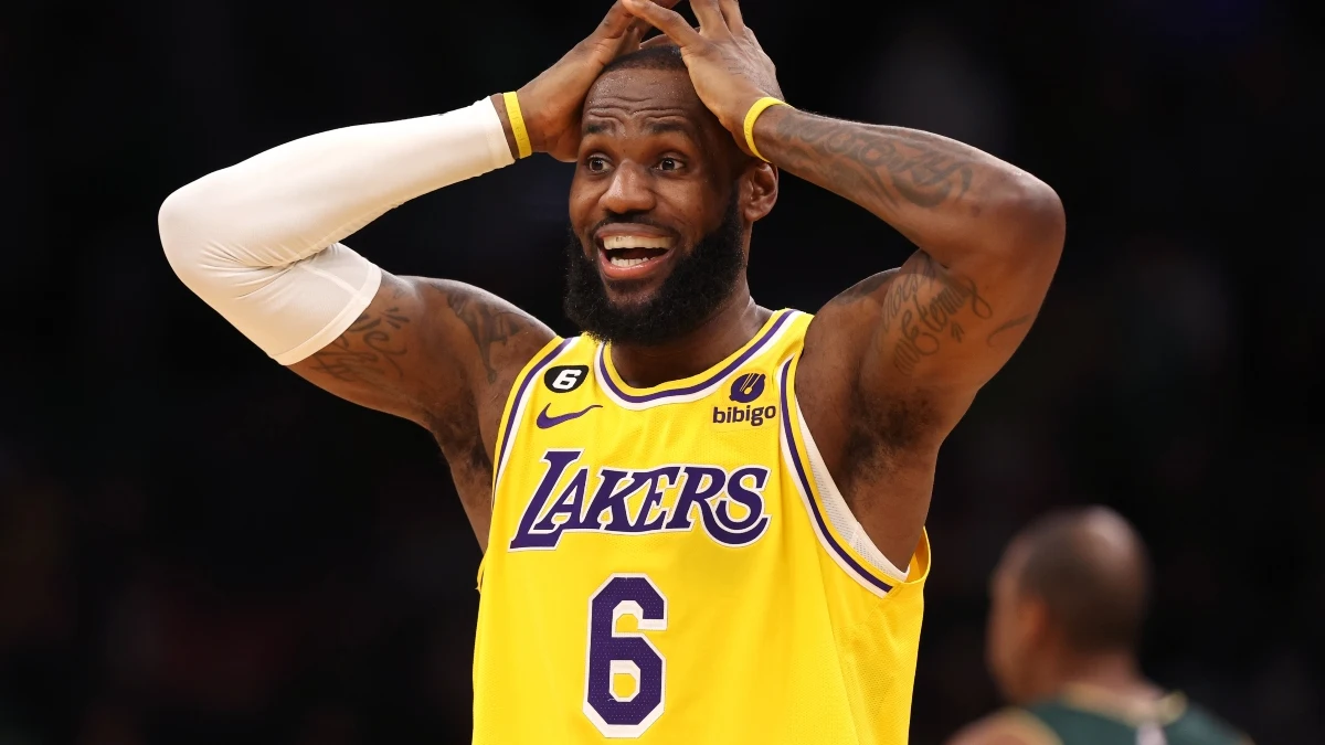 LeBron James, incrédulo