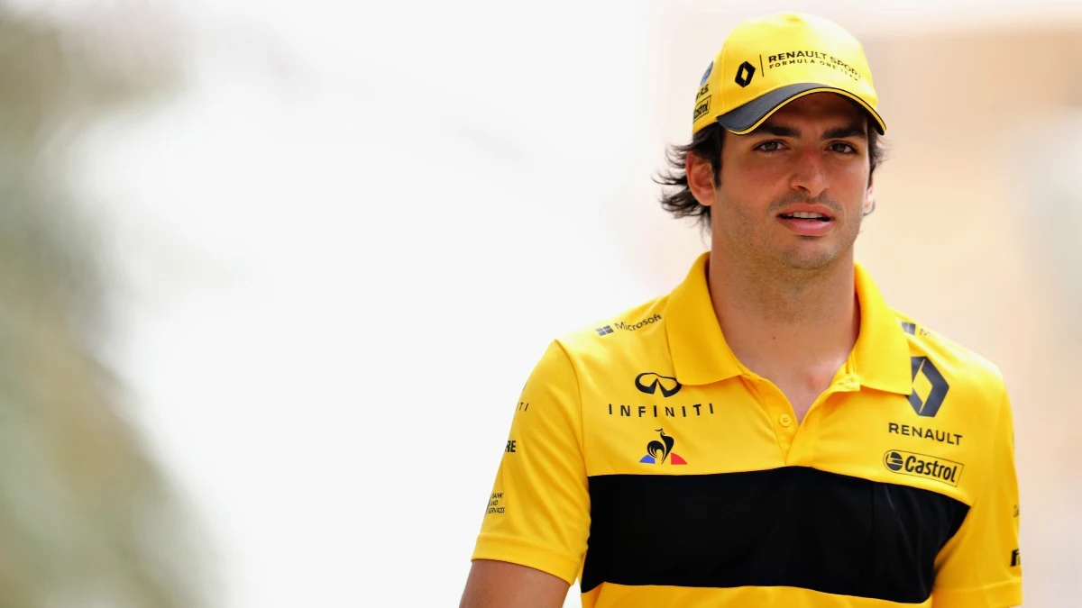 Carlos Sainz, en su etapa en Renault