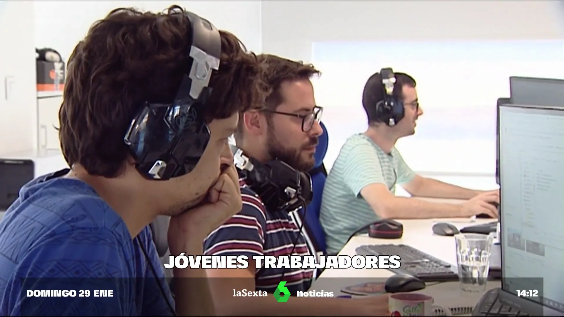 Jóvenes trabajadores