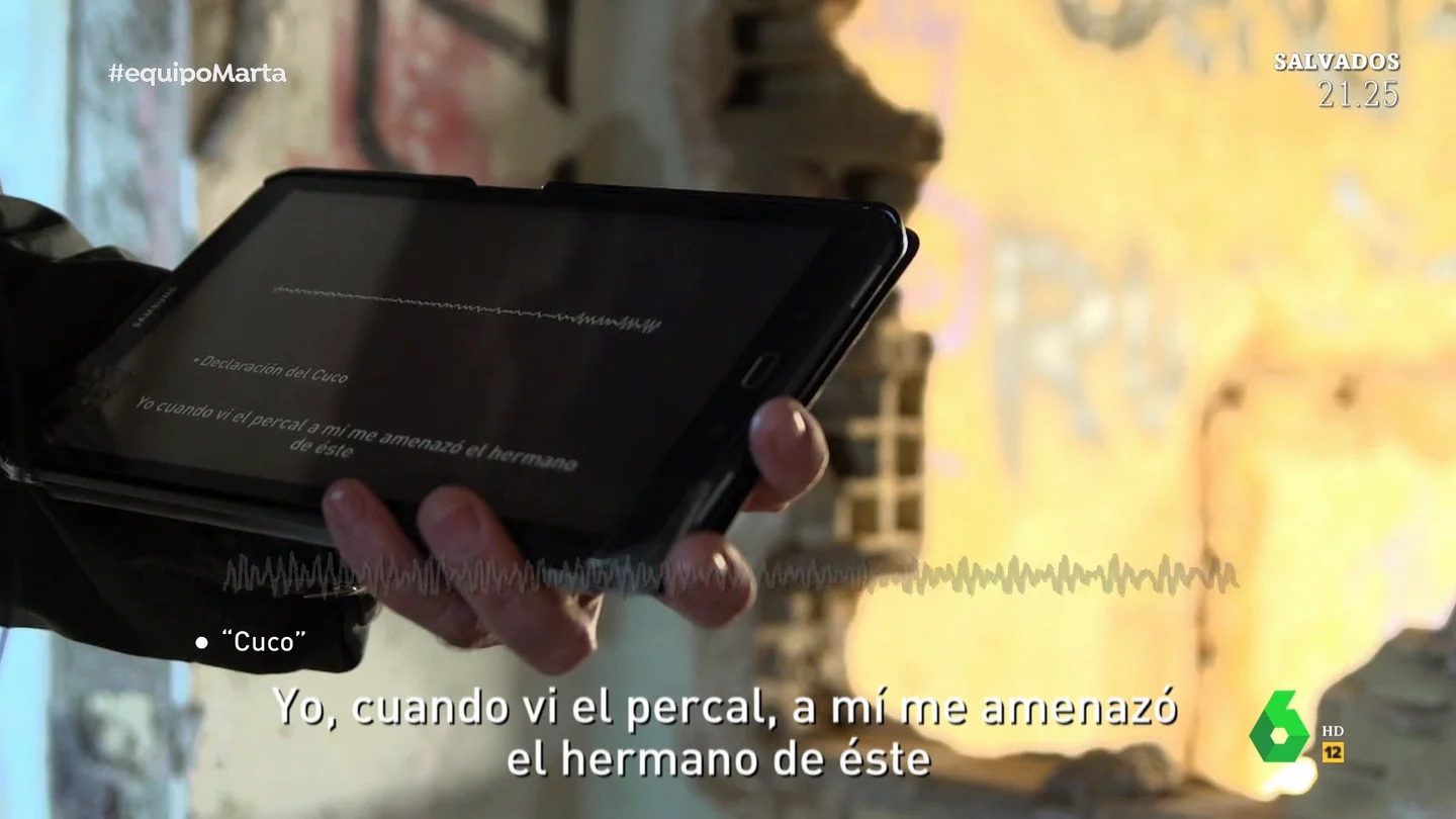 El audio en el que 'El Cuco' reconoce qué pasó la noche del asesinato de Marta: "Llegué y me encontré todo el 'pescao'" El audio en el que 'El Cuco' reconoce qué pasó la noche del asesinato de Marta: "Llegué y me encontré todo el 'pescao'"