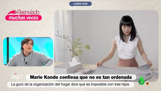 "Que esta señora no venda milongas": la 'indignación' de Loreto Ochando con Marie Kondo por su orden extremo "Que esta señora no venda milongas": la 'indignación' de Loreto Ochando con Marie Kondo por su orden extremo
