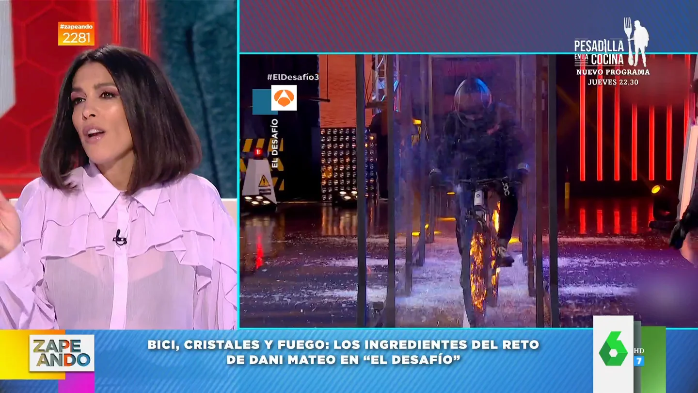 El mensaje de Lorena Castell a Dani Mateo tras su prueba 'con llamas' en El Desafío: "No has venido hoy por vergüenza" El mensaje de Lorena Castell a Dani Mateo tras su prueba 'con llamas' en El Desafío: "No has venido hoy por vergüenza"