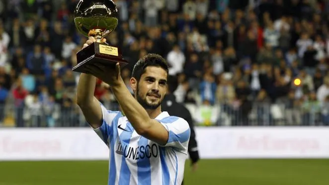 Isco lanza un guiño al Málaga CF