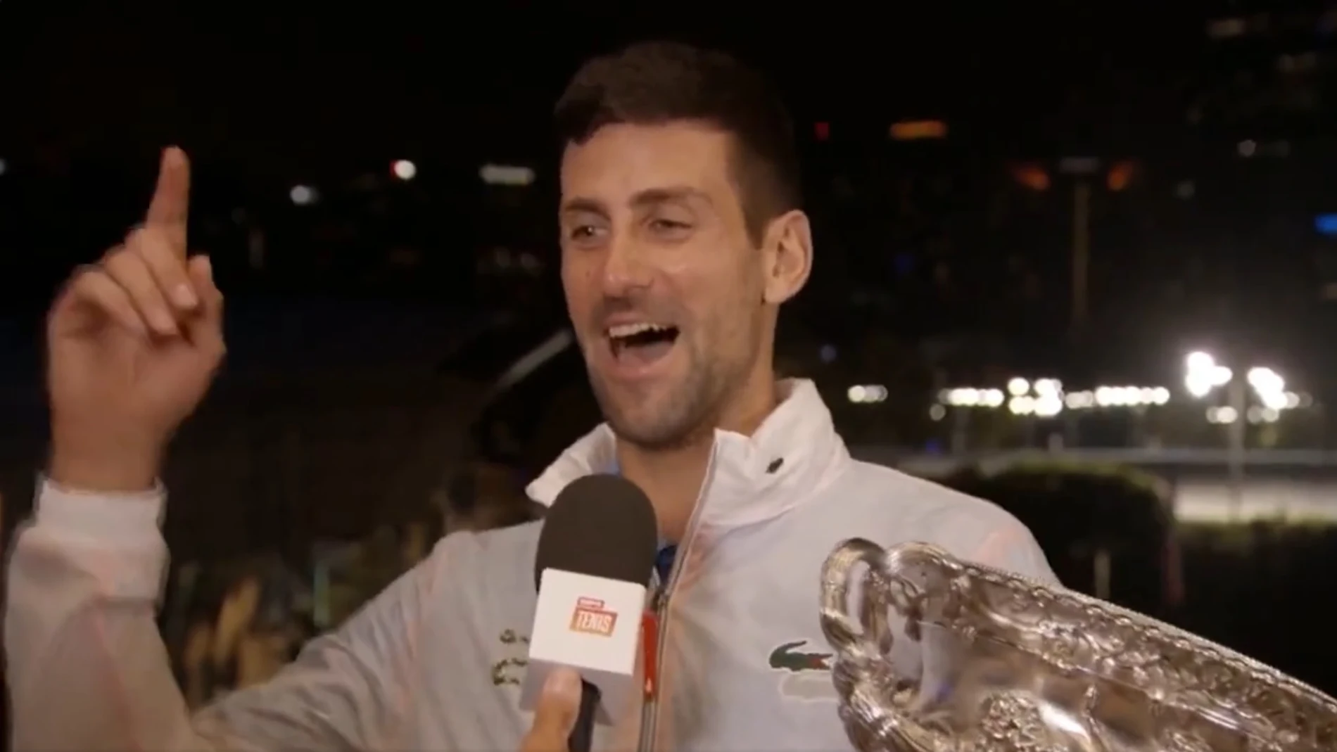 Novak Djokovic canta &#39;Muchachos&#39;, la mítica canción de Argentina en el Mundial de Qatar