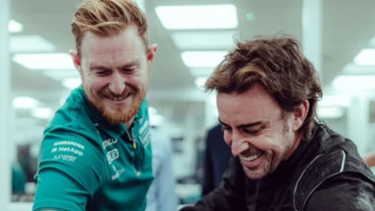 Fernando Alonso en Aston Martin Fernando Alonso en Aston Martin