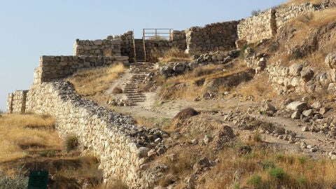 Restos arqueológicos en Laquis (hoy Tell Lakhish)