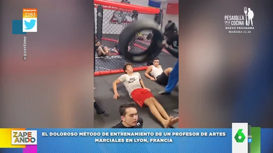El doloroso método de un gimnasio de Lyon para adelgazar: golpear con un neumático a los clientes El doloroso método de un gimnasio de Lyon para adelgazar: golpear con un neumático a los clientes