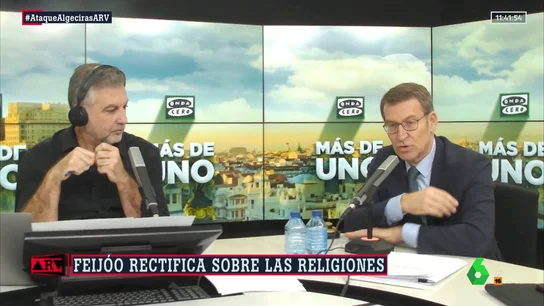 Feijóo rectifica sobre las religiones Feijóo rectifica sobre las religiones
