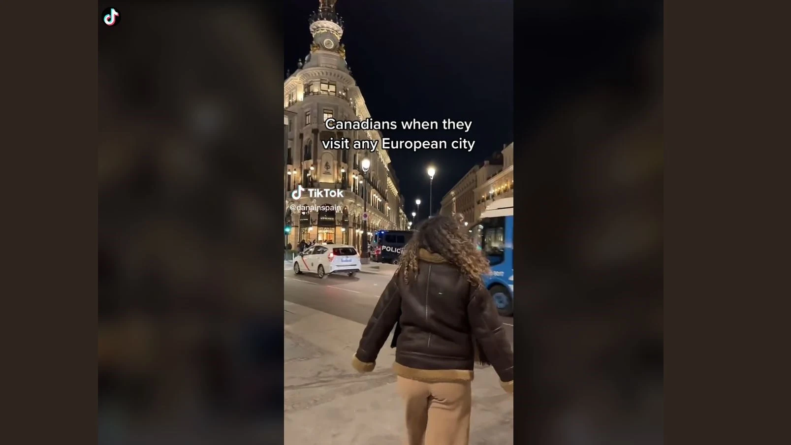 Joven canadiense en Madrid