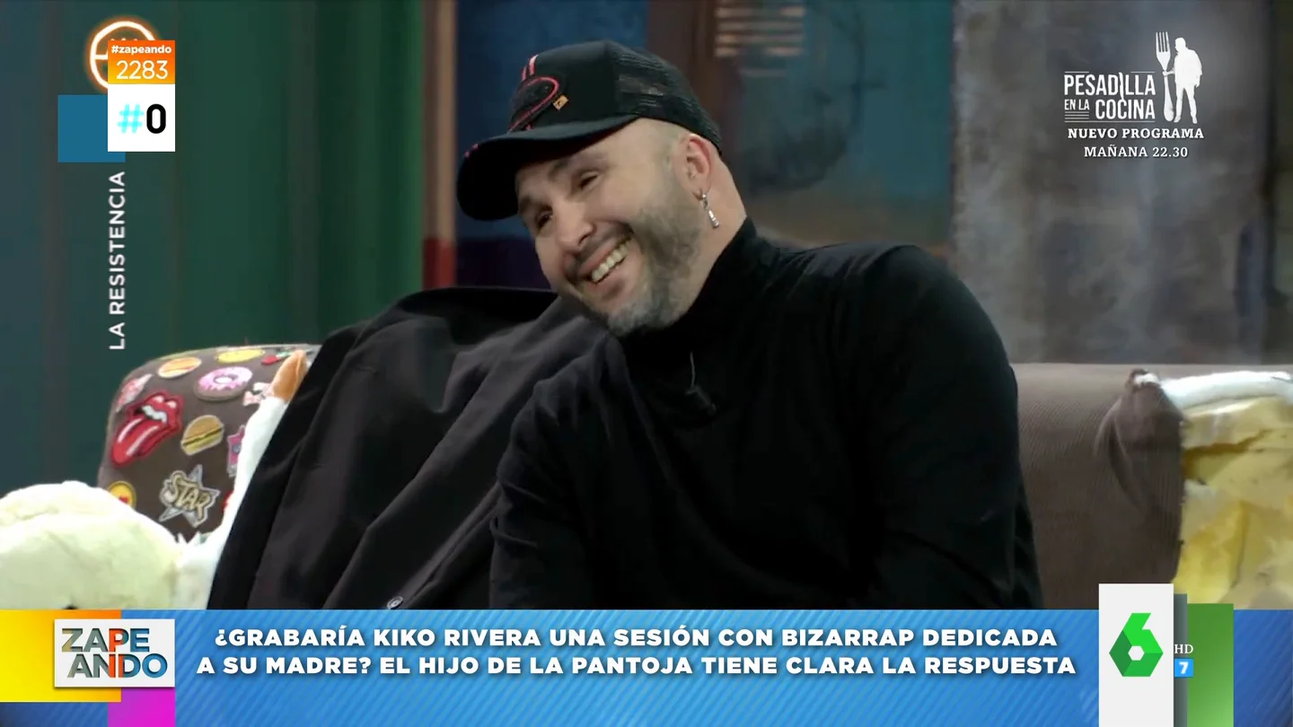 La reacción de Kiko Rivera cuando Broncano le propone que haga una sesión con Bizarrap tirándole 'beef' a Isabel Pantoja La reacción de Kiko Rivera cuando Broncano le propone que haga una sesión con Bizarrap tirándole 'beef' a Isabel Pantoja