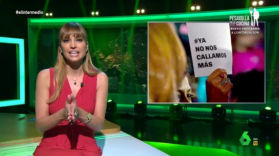 Sandra Sabatés celebra el cambio feminista de la sociedad Sandra Sabatés celebra el cambio feminista de la sociedad