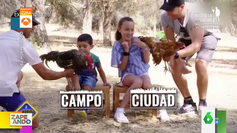 El experimento viral de El Hormiguero que enfrenta a niños de campo y de ciudad: "¡Que asco!" 