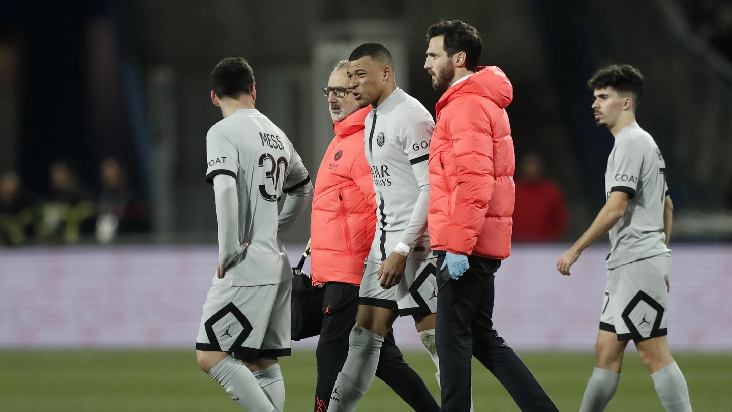 Lesión de Kylian Mbappé Lesión de Kylian Mbappé