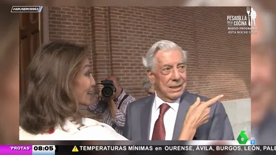 ¿Reconciliación a la vista? Mario Vargas Llosa y Patricia Llosa desatan los rumores tras irse a cenar juntos ¿Reconciliación a la vista? Mario Vargas Llosa y Patricia Llosa desatan los rumores tras irse a cenar juntos