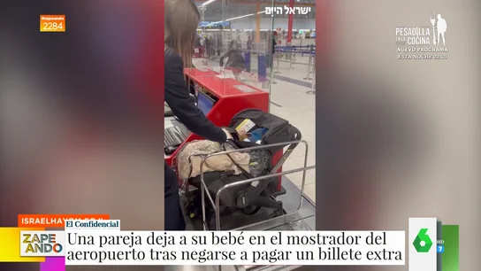 Una pareja se niega a pagar el billete de avión de su bebé y lo abandonan en el mostrador del aeropuerto Una pareja se niega a pagar el billete de avión de su bebé y lo abandonan en el mostrador del aeropuerto