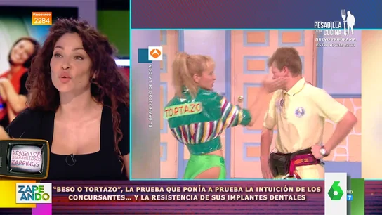 ¿Beso o tortazo? Patricia Pérez recuerda el surrealista juego de su programa en el que los concursantes se iban "marcados" ¿Beso o tortazo? Patricia Pérez recuerda el surrealista juego de su programa en el que los concursantes se iban "marcados"