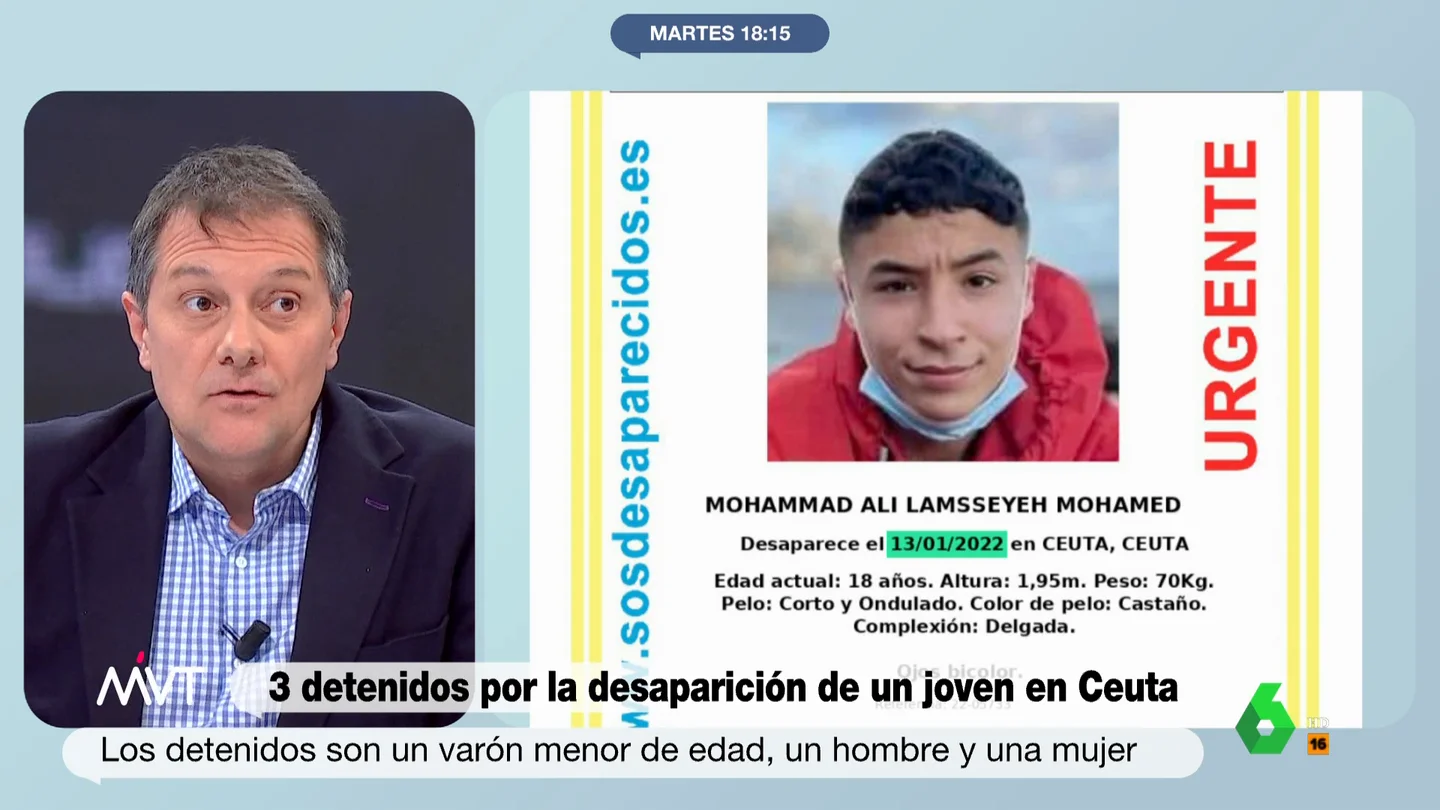 Así pedía ayuda la madre del joven desaparecido en Ceuta en 2022: "A mi hijo le ha pasado algo" Así pedía ayuda la madre del joven desaparecido en Ceuta en 2022: "A mi hijo le ha pasado algo"
