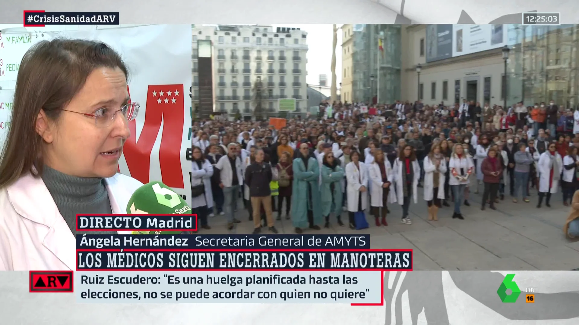 La huelga de médicos se enquista ante la falta de acuerdos con la Comunidad de Madrid